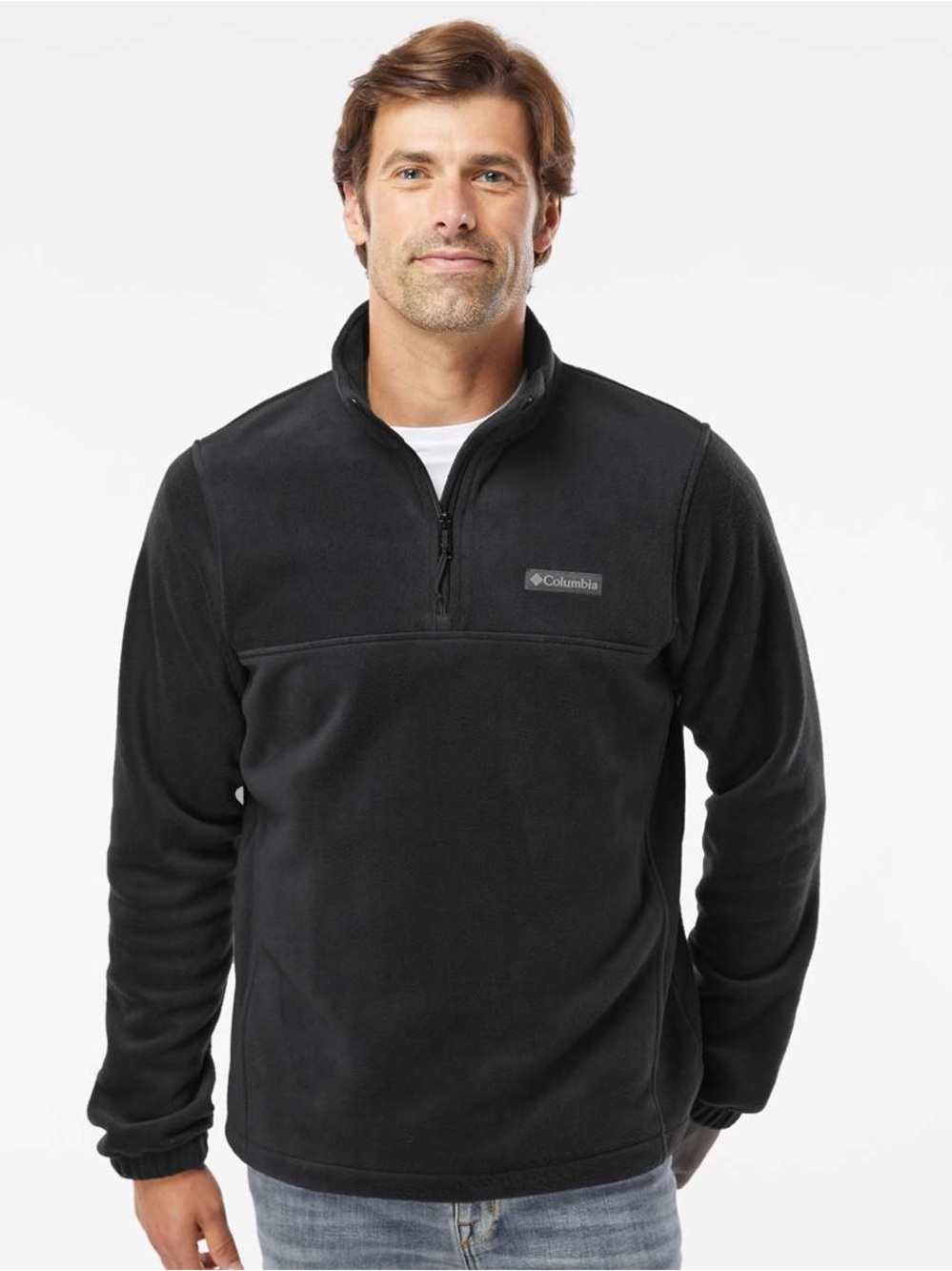 Columbia Half-Zip Fleece Pullover - Dark Gray Large NWT